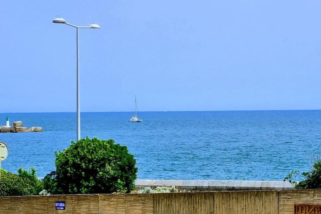 Le Marty 7 Vue Mer Centre Terrasse Garage Piscine Climatisation Sète Kültér fotó