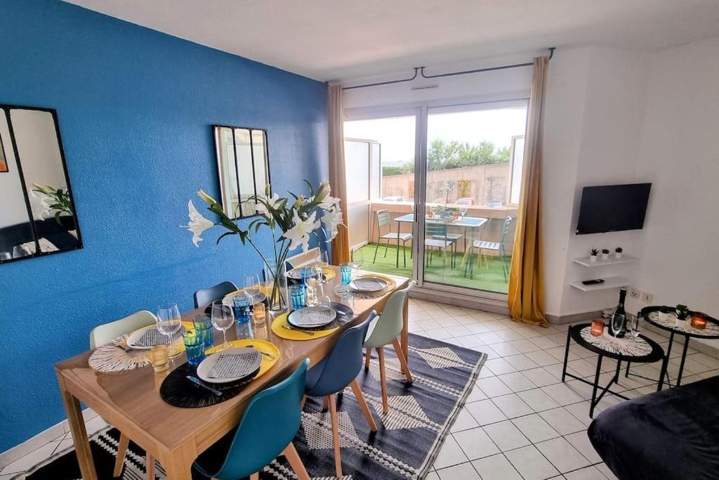 Le Marty 7 Vue Mer Centre Terrasse Garage Piscine Climatisation Sète Kültér fotó