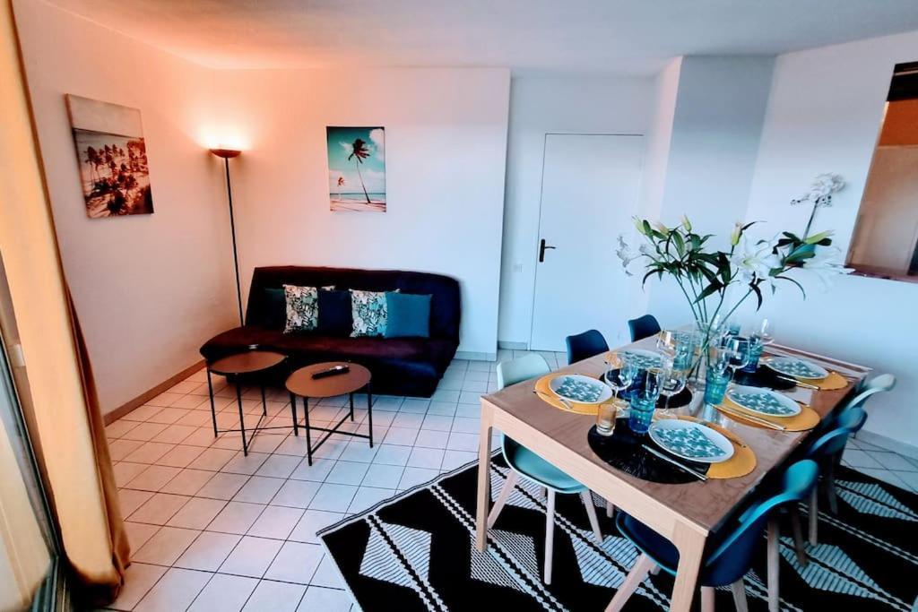 Le Marty 7 Vue Mer Centre Terrasse Garage Piscine Climatisation Sète Kültér fotó